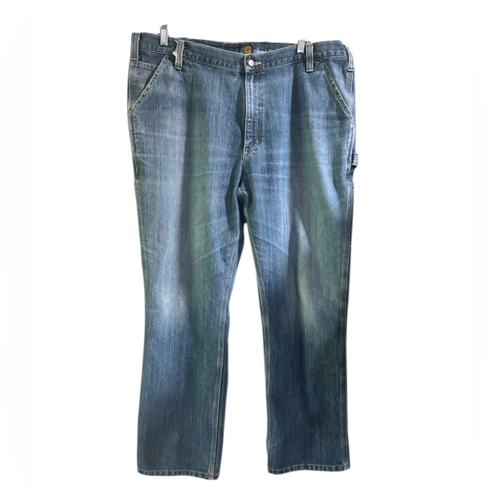 Carhartt Men's Relaxed Fit Blue Cargo Jeans